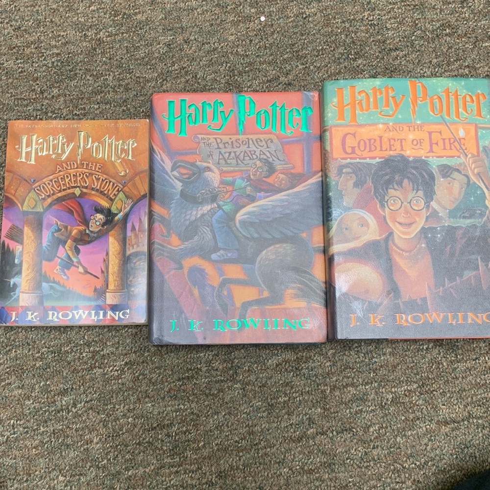 3 for 1. Harry Potter goblet fire j.K. Rowling 1st edition prisoner of Azkaban